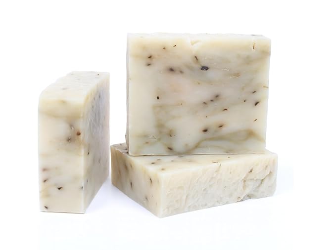 3 Pk Peppermint Tea Tree Organic Soap Bars, Handmade in USA, Natural & Cruelty Free (3 Pack, Peppermint Tea Tree)