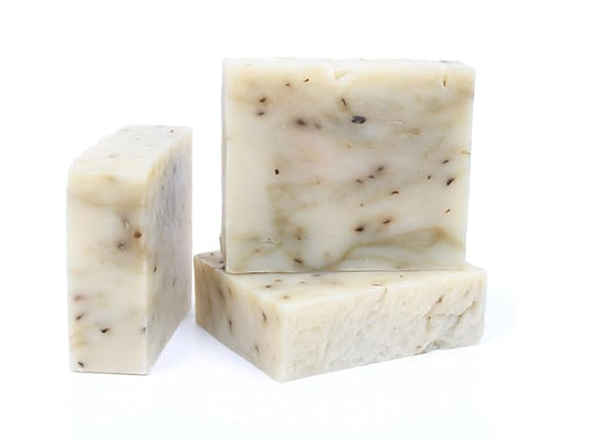 3 Pk Peppermint Tea Tree Organic Soap Bars, Handmade in USA, Natural & Cruelty Free (3 Pack, Peppermint Tea Tree)