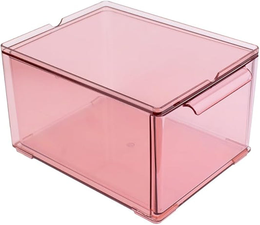 Multi-Purpose Acrylic Box - Organize with Style (Pink)