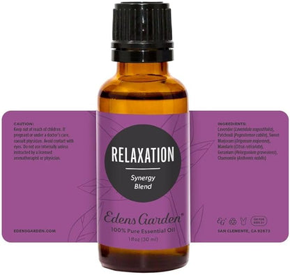 Edens Garden Relaxation Essential Oil Blend 100% Pure & Natural Best Recipe Therapeutic Aromatherapy Essential Oil Blends 118 ml (4 oz)
