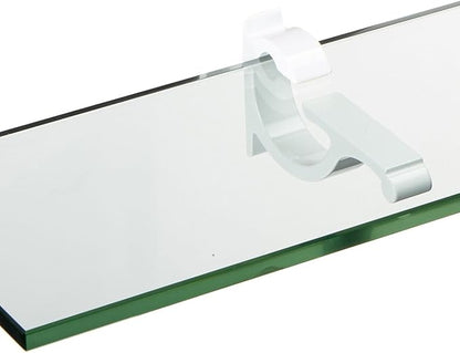 Spancraft Glass M-4.75x36-White Monarch Glass Shelf, White, 4.75" x 36"
