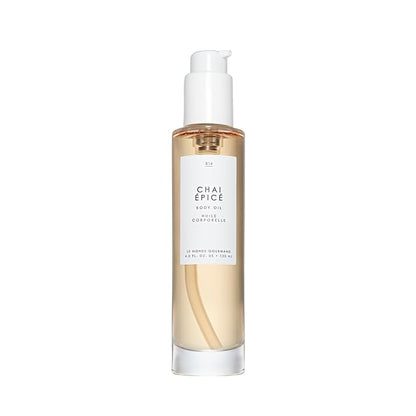 Le Monde Gourmand Chai Épicé Perfumed Body Oil - 4 fl oz (118 ml) - Warm, Spicy, Gourmand Notes