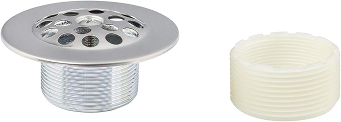 Artiwell Trip Lever Tub Trim Kit Set With Trip Lever Overflow Face Plate, Trip Lever Bathtub Drain with Strainer, Overflow and Matching Screws (BRUSHED NICKEL)