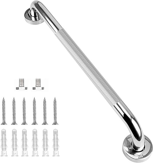 supregear Grab Bars for Bathtubs and Showers, Anti Slip Bathroom Grab Bars for Seniors, 304 Stainless Steel Safety Shower Handle, Toilet Handicap Elderly Assist Bathroom Wall Handle, 22 inch
