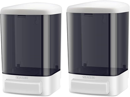 Manual Soap Dispenser, Commercial Soap Dispenser Wall Mounted for Bathroom Kitchen Hotel,Hand Sanitizer Dispenser Wall Mounted Liquid Gel -2 Pack Manual 1000ml/33oz