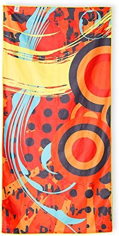 4Monster 4 Pack Microfiber Camping Towel Quick Dry, Super Absorbent Travel Towel with Waterproof Bag, Lightweight Boat Towel for RV, Sport, Gym, Beach, Pool, Swim,Family Trip