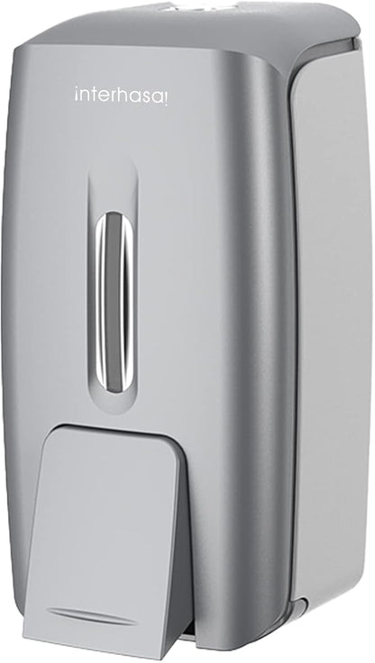 interhasa! Soap Dispenser Wall Mount Refillable 28oz Hand Sanitizer Dispenser Commercial Hand Soap Dispenser for Bathroom Support Liquid Gel Soap