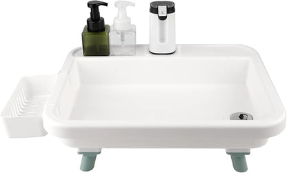 Portable Sink, Portable Hand Washing Station with Electronic Faucet, Easy Setup, Indoor and Outdoor Use, Ideal for Dishwashing, Camping Hygiene, Gardening and More