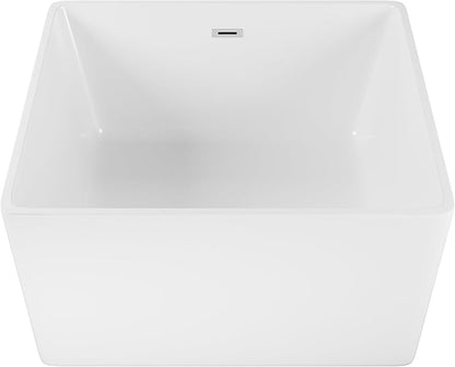 Voltaire 47" Square Freestanding Bathtub
