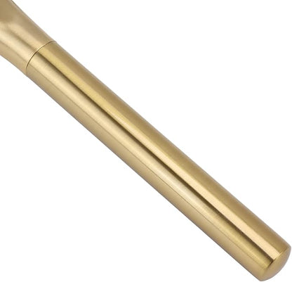 8.9x8.7inch Gold Stainless Steel Shower Squeegee Window Squeegee with Hanging Hook - Glass Wiper Squeegeer Cleaning Tool for Clean Ceramic Tile,Shower Door, Mirror,Window,Car Glass,Table Top