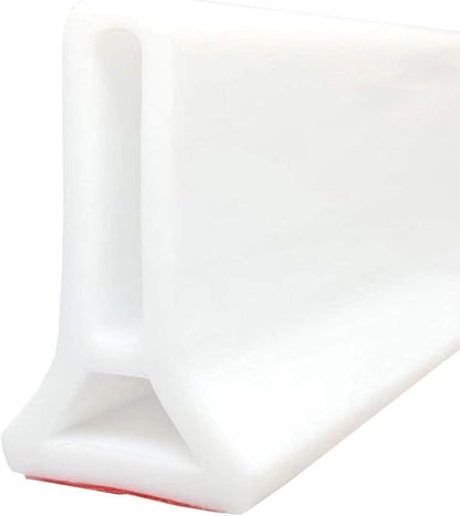 118Inch Collapsible Shower Threshold Water Dam 2" High Shower Barrier Water Stopper 2" Tall Shower Water Guard To Keep Water In Shower Dry And Wet Separation Bathroom Wheelchair Accessible