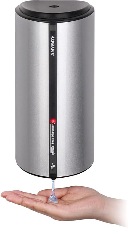 29fl.oz/850ml Commercial Automatic Liquid Soap Dispenser Wall-Mounted Large Capacity Model AD1209 Silver