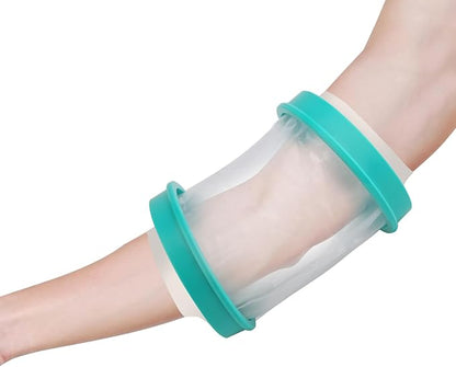 Cast Covers for Shower PICC Line Soft Green Adult，Waterproof Cast Cover/Bag, Cast Protector for Shower Arm Post Surgery, Shower Sleeve for Arm Cast Showering/Swimming