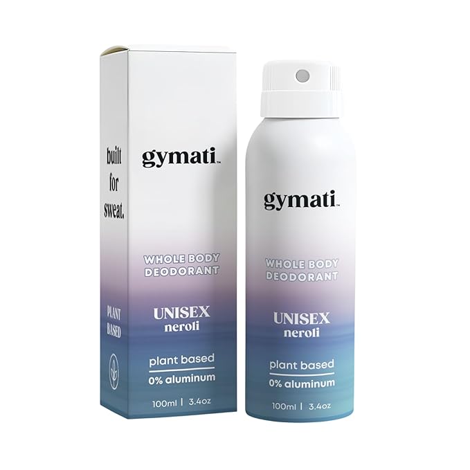 Gymati Fitness Body Deodorant Spray Aluminum Free For Men & Women