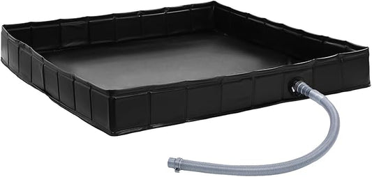 Camping Shower Tent Floor Base | Shower Base | Sshower Tent Basse with Drain Hose | Privacy Outdoor Waterproof Sshower Basse | Portable Camping Pan Lib