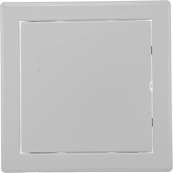 Vent Systems 6'' x 6'' Inch White Metal Access Panel - Easy Access Doors - Access Panel for Drywall, Wall, Electrical and Plumbing Service Door