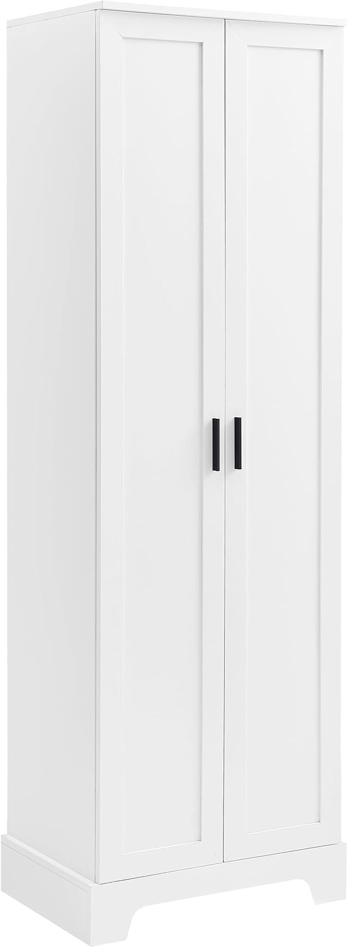 Favfurish 70" Tall Bathroom Storage Cabinet with Doors,Modern Linen Cabinets w/Adjustable Shelves & Anti-Tipping Device,Easy Assembly,Freestanding Organizer for Dining Room,Kitchen,Office,White
