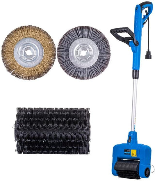 Grout Cleaner for Tile floors Grout Brush,Heavy Duty with Wire Surface Brush,Moss,Weed Between Floor Tiles,Patio,Board,Bricks,Pool,Pavements (20¡®Cord-120V)
