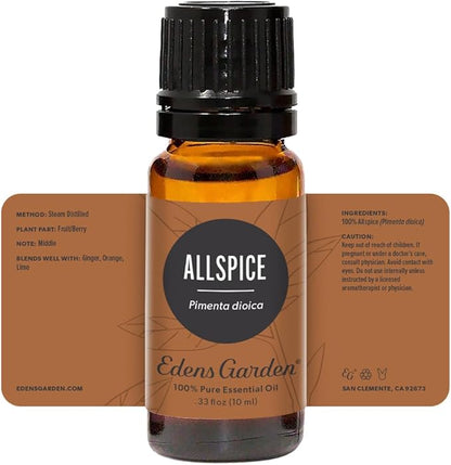 Edens Garden Allspice Essential Oil, 100% Pure Therapeutic Grade (Undiluted Natural/Homeopathic Aromatherapy Scented Essential Oil Singles) 10 ml
