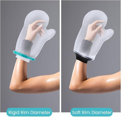 Cast Covers for Shower Arm, Waterproof Cast Cover Arm, Cast Cover for Swimming, Cast Protector for Shower Adult, Hand (Diameter - 6.3")