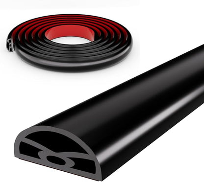 78” Black Shower Threshold Water Dam Stopper for Dry and Wet Separation,Self Adhesive Collapsible Walk in Shower Splash Guard Seal Strip, Silicone Sink Edge Water Barrrier for Bathroom and Kitchen