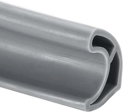 uxcell Shower Water Barrier, 78" TPE Splash Guard Shower Water Stopper Retention System for Bathtub Sink Washing Machine Dry and Wet Separation, 1.18"W x 1.77"H, Gray
