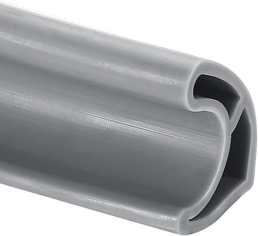 uxcell Shower Water Barrier, 78" TPE Splash Guard Shower Water Stopper Retention System for Bathtub Sink Washing Machine Dry and Wet Separation, 1.18"W x 1.77"H, Gray