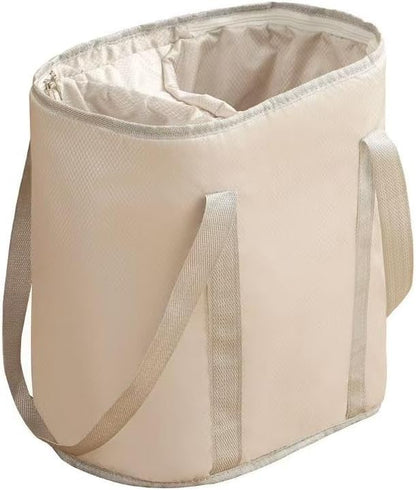 Portable Foot Spa Bath Bucket - 3-in-1 Steaming, Soaking & Fumigation with 4 Support Rods & 4-Layer Heat Lock,Tub Foldable Water Bucket for Travel，The Ideal for her, mom, and Girlfriend