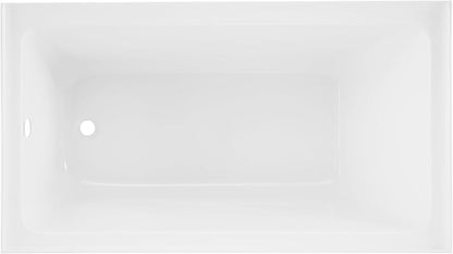 Voltaire 54" X 30" Left-Hand Drain Alcove Bathtub with Apron