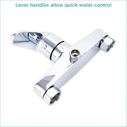 Lever Faucet for Grooming Tubs with 6" Center Mounts Compatible Walk-in Tubs, Ideal for Dog Nail Trimmers, Kitchen Essentials, and Kitchen Gadgets