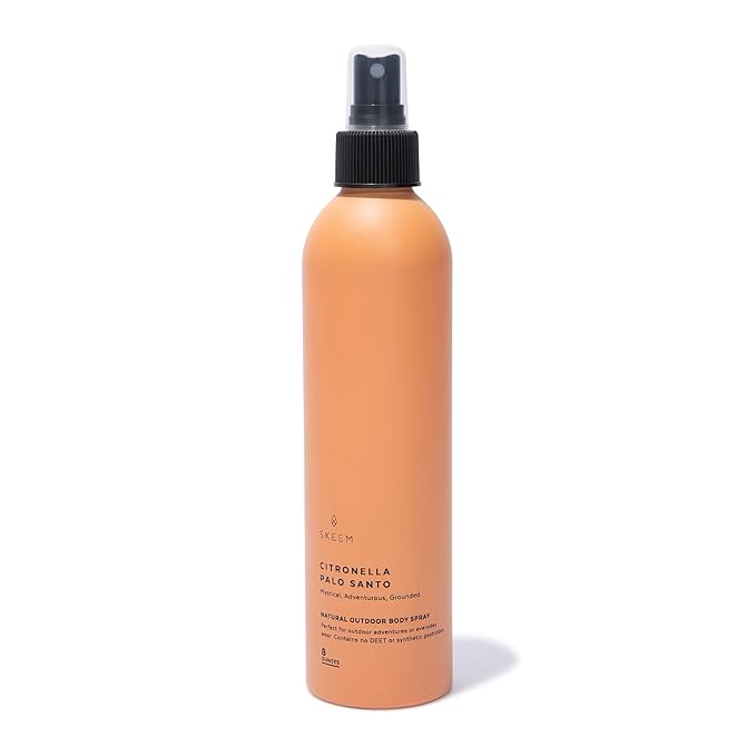 Skeem Aura Citronella Body Spray 8 oz, Palo Santo - Easy To Use Natural Spray, Family Friendly