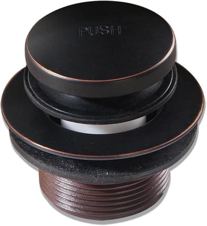 Tip-Toe Bathtub Drain Stopper with ABS Plastic Bushing, Fits in 1-1/2 Inch or 1-3/8 Inch Inner, Easy to Install, Venetian Bronze