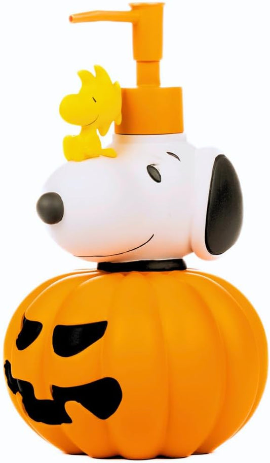 Peanuts Snoopy Pumpkin Soap/Lotion/Hand Sanitizer Resin Pump Dispenser, 10.01 Ounces, (Officially Licensed Product) by Franco Collectibles