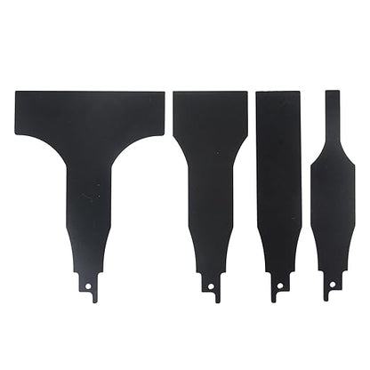 4PCS 2/5-4inch HCS reciprocating Saw Blade Saber Shovel Length Cleaning Tool for Removing Tile Grout Glue Gaps, etc.……