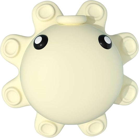 Bathtub Overflow Drain Cover - Tub Soak Bath Cover, Adds Inches of Water for Deeper Bath (White)