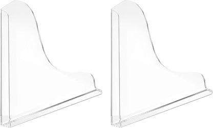 2 Pack Clear Acrylic Shower Splash Guard for Bathtub Corner Water Barrier Adhesive Tub Edge Protector