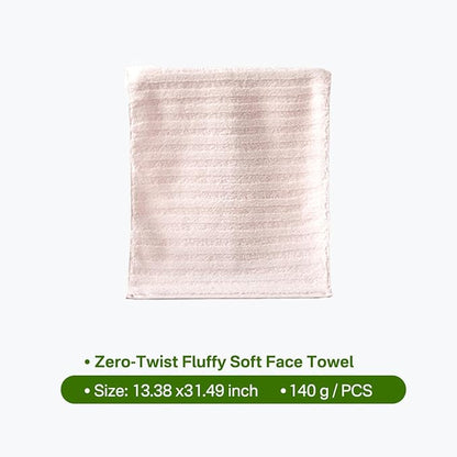 Vie Triomphe Facial Towels Washcloth (Pink+Purple+Yellow+Blue) Luxury Hand Towels for Bathroom,100% Cotton Quick Dry Absorbent Soft Hand Towel Set 13.38 * 31.49 Inch Wash Clothes;