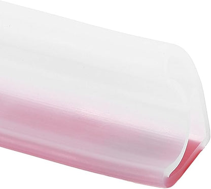 uxcell Shower Water Barrier, 39" TPE Splash Guard Shower Water Stopper Retention System for Bathtub Sink Washing Machine Dry and Wet Separation, 1.18"W x 1.77"H, Clear