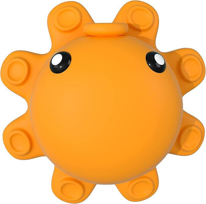 Bathtub Overflow Drain Cover - Tub Soak Bath Cover, Adds Inches of Water for Deeper Bath (Silicone, Yellow)