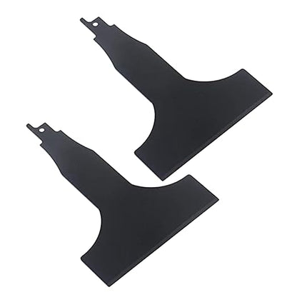 2pcs 4 inch (100mm) HCS reciprocating Saw Blade Saber Shovel Length Cleaning Tool for Removing Tile Grout Glue Gaps, etc.…
