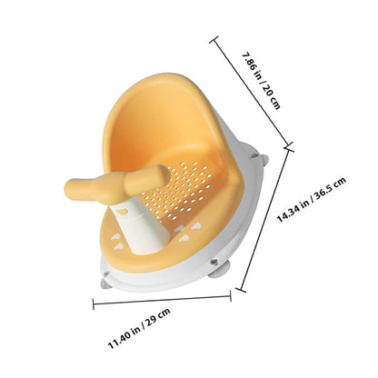 Bath Seat for Months Nonslip Portable Bathtub Support with Ergonomic Comfort and Lightweight Design for Safe Bathing and Playtime