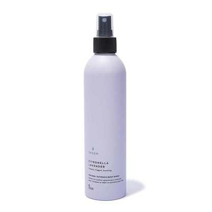 Skeem Aura Citronella Body Spray 8 oz, Lavender - Easy To Use Natural Spray, Family Friendly