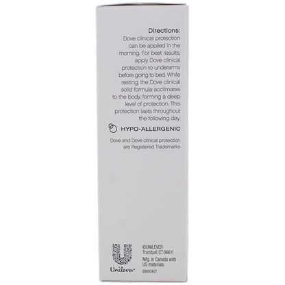 Dove Clinial Protection Deodorant, Original Clean, 1.7 oz (6 Pack) (Bundle)