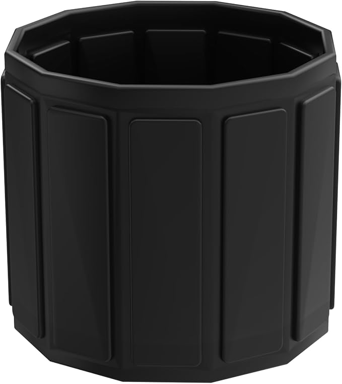 Portable Bath Tub for Adult, Foldable Soaking Bathtub for Hot SPA&Ice Bath, Foldable Small Bathtub Collapsible Tub for Bathing, Quick Setup No Installation Space-Saving Storage (black, 25.9X27.5 IN)