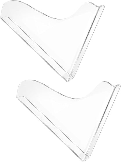 2PCS Clear Shower Splashing Guard, Acrylic Bath Angle Protection, Tub Corner Water Guards with Adhesive, Transparent Shower Water Guard for Home Bathroom