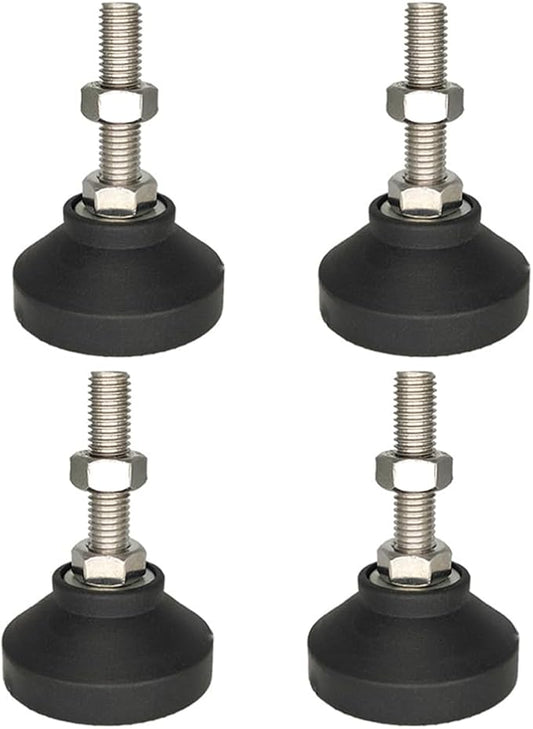 Adjustable Leveling Foot,Small Equipment Foot,Base Diameter 40mm, Thread M6 * 27mm