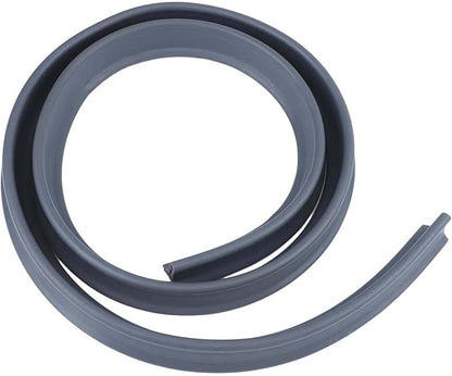 Flexible TPE Rubber Shower Splash Guard Threshold Strip,2m Trim-to-Fit Water Barrier for Bathroom Floors,Bathtub Edges,Kitchen Sink Toilet - White