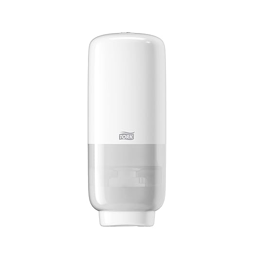 Tork Intuition Sensor Skincare Dispenser White S4, for Hand Soap and Hand Sanitizer, Elevation Range, 571601