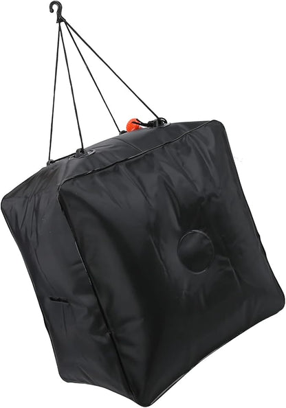 40L Solar Shower Bag, Portable Water Bag with Energy Heated System, Solar Heated Outdoor Camping Shower Bag with Advanced Shower Head, Large Capacity 10 Gallons for Hiking Beach Tr