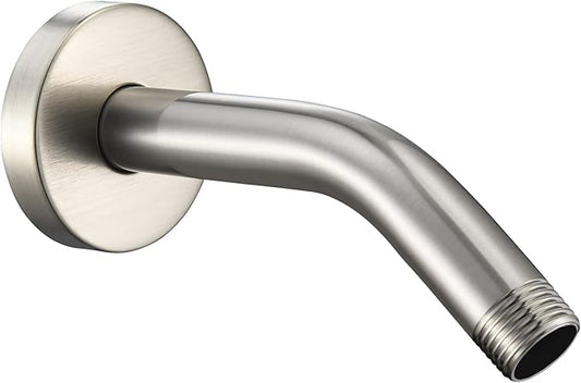 Wall Mounted Extention Shower Arm (Sold Includes Shower Arm Flange) for U4993-SS 6-inches, Brilliance Stainless